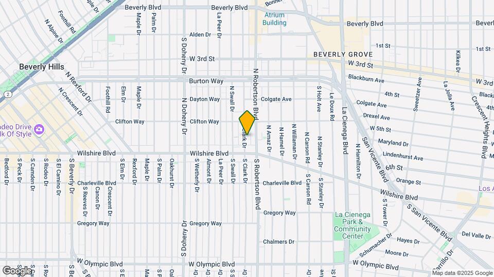 132 N Clark Dr Map and Location Details