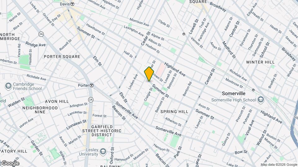 220 Summer St, Unit 2 Map and Location Details