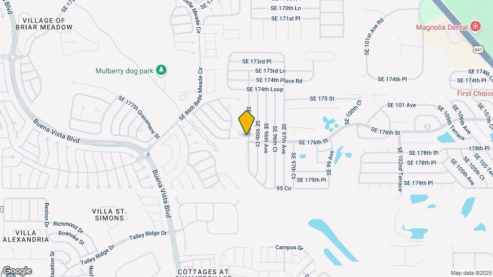 17598 SE 95th Cir Map and Location Details