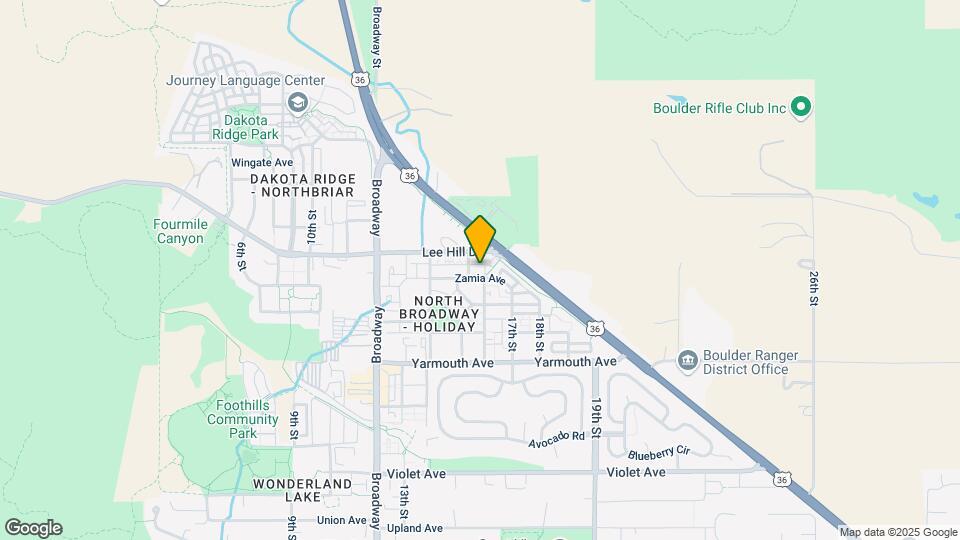1575 Zamia Ave, Unit 5 Map and Location Details