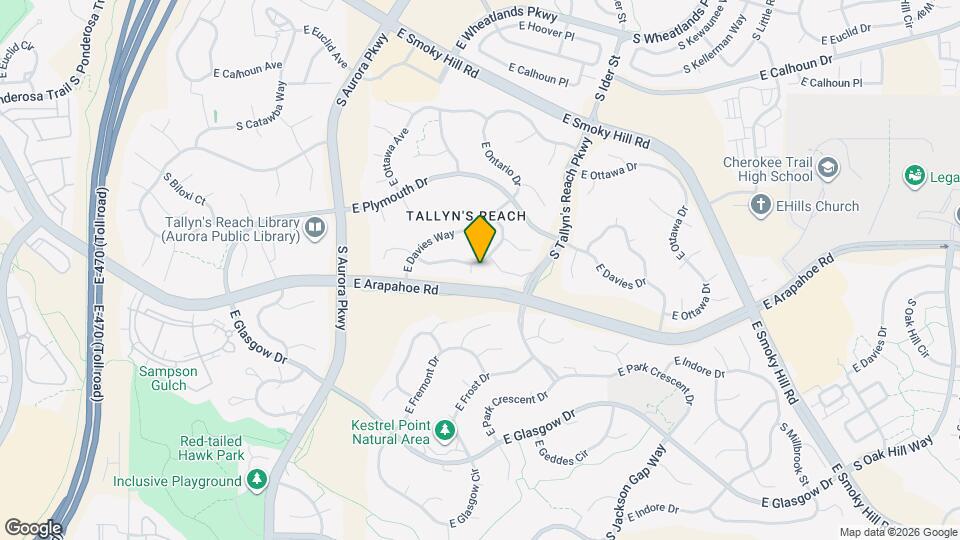 6934 S Fultondale Cir Map and Location Details