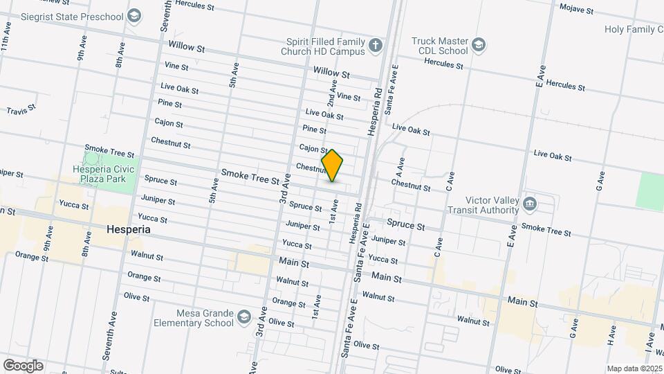 Smoke Tree St. 4-Plex Map and Location Details