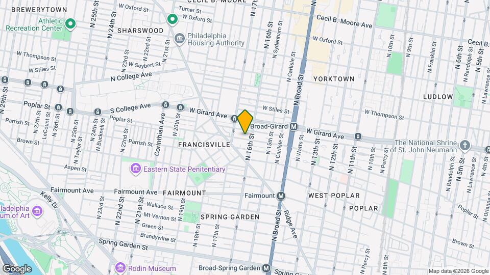 1637 Poplar St, Unit LL1 Mapa y Detalles de la Ubicación