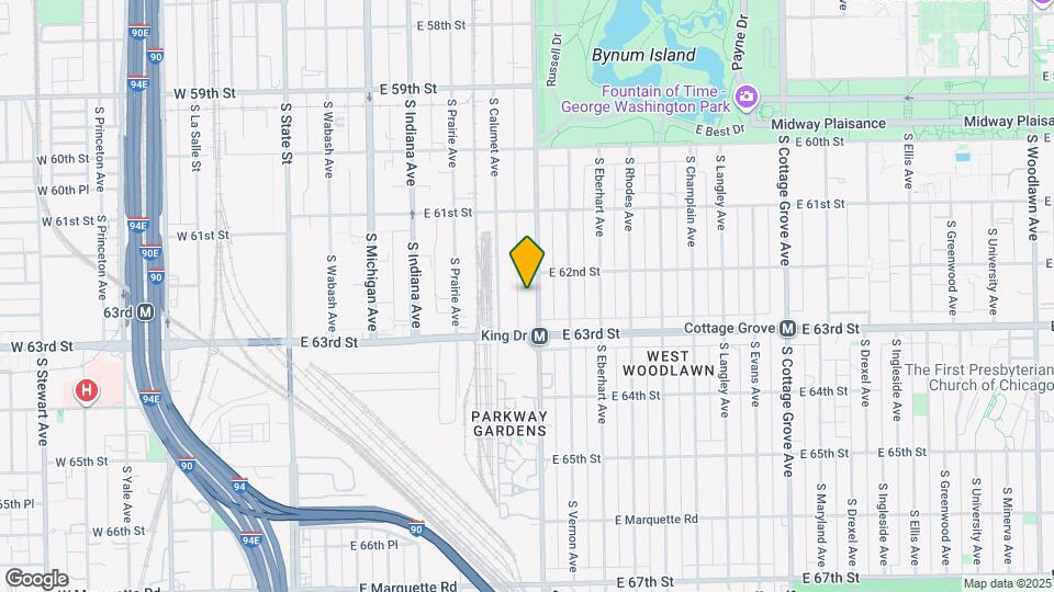 6218 S King Dr Map and Location Details