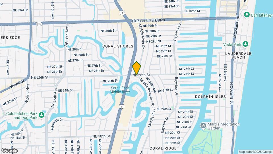 2412 NE 26th St Map and Location Details