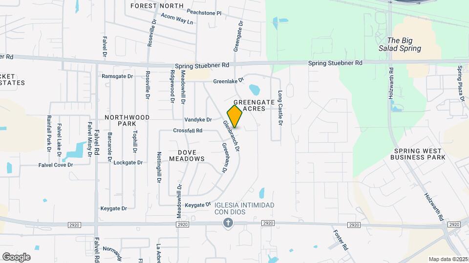 21606 Glenbranch Dr Map and Location Details