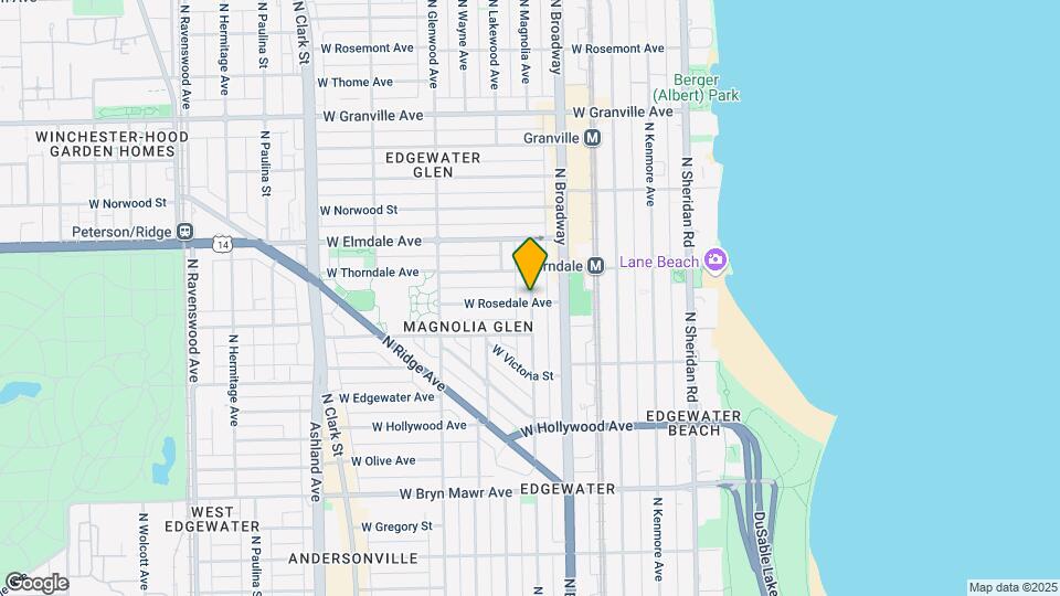 5902 N Magnolia Ave, Unit M06B Map and Location Details