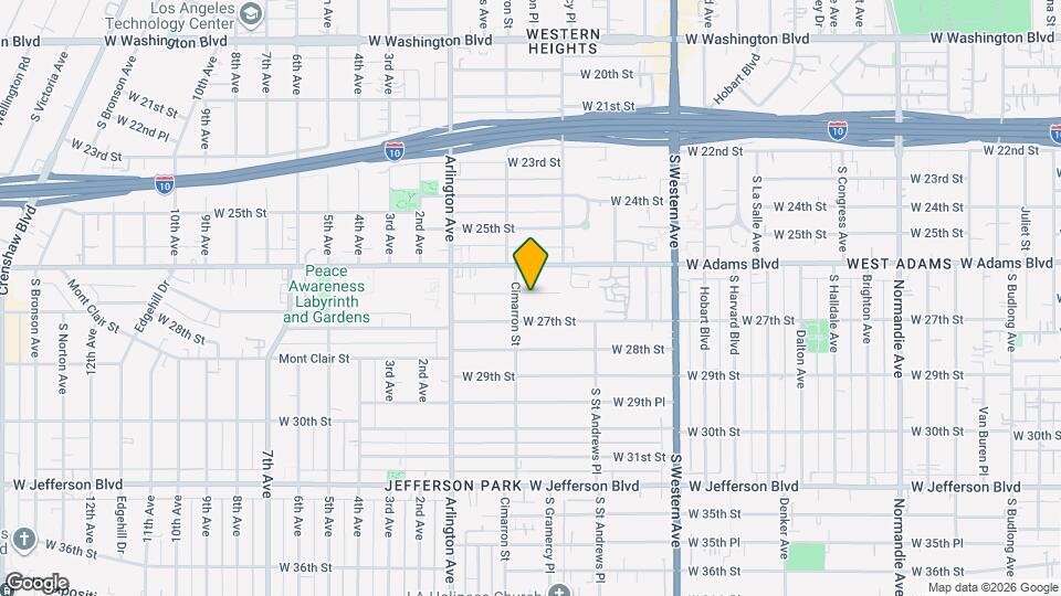 2190 W 26th Pl Map and Location Details