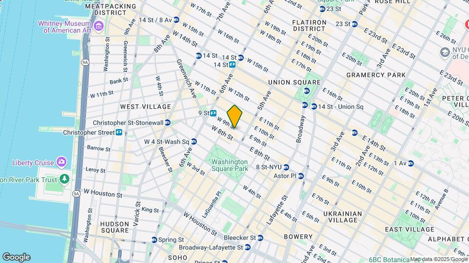 12 W 9th St Map and Location Details