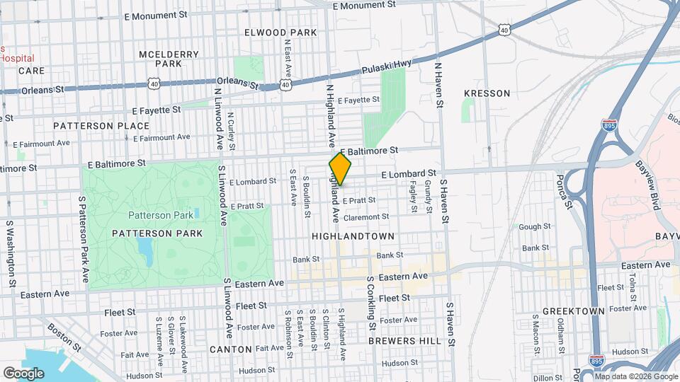 103 S Highland Ave Mapa y Detalles de la Ubicación