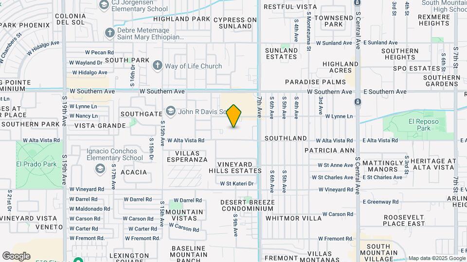 Foothills Village Map and Location Details