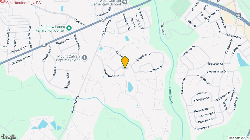 1109 Grovewood Dr Map and Location Details