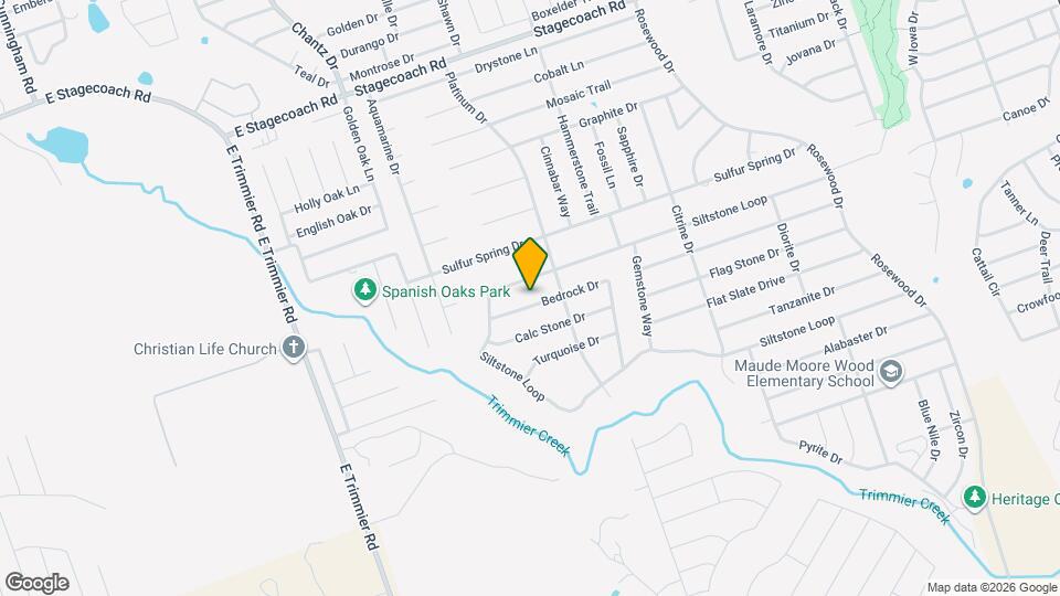 5621 Bedrock Dr Map and Location Details