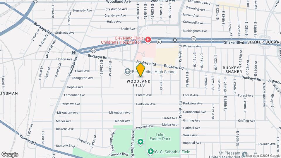 11013 Harvey Ave Mapa y Detalles de la Ubicación