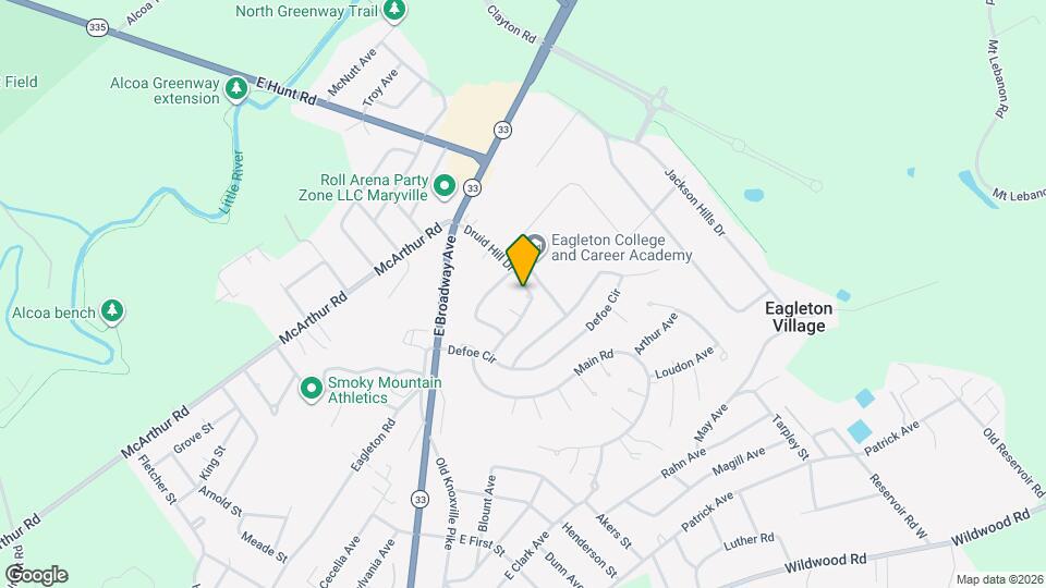 2637 Druid Hill Dr Mapa y Detalles de la Ubicación