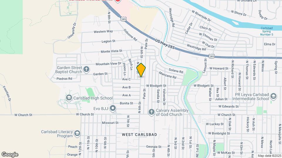 998 N 6th St Map and Location Details