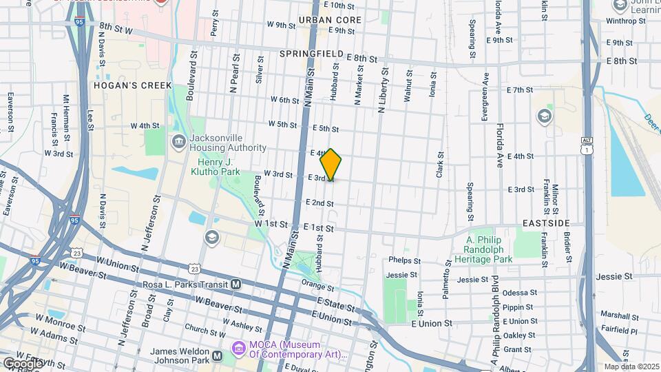 1239 Hubbard St Map and Location Details