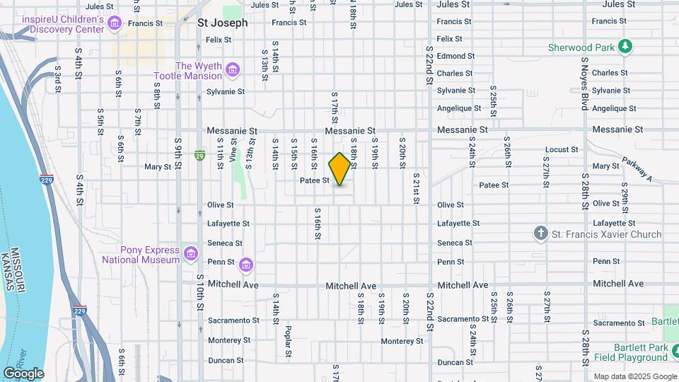 811 S 17th St Map and Location Details