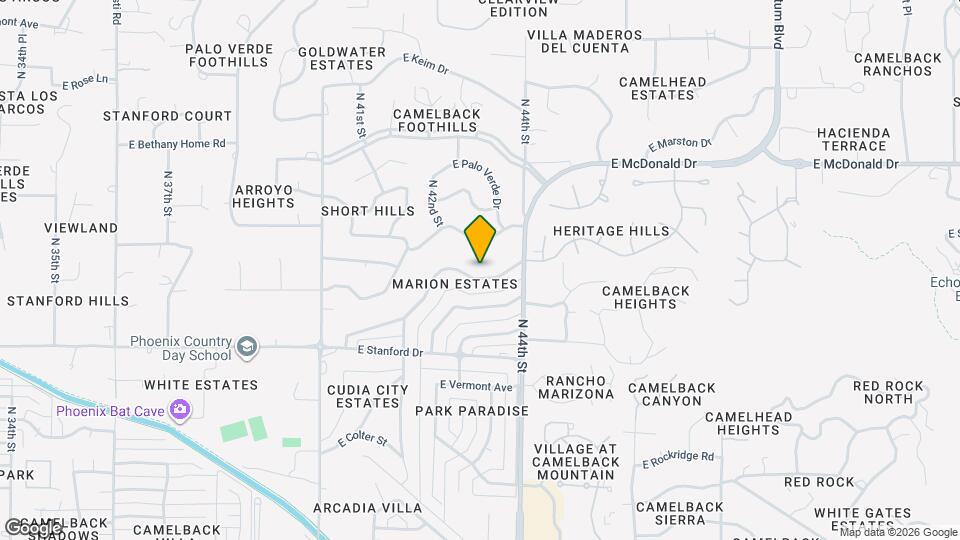 4302 E St Joseph Way Map and Location Details