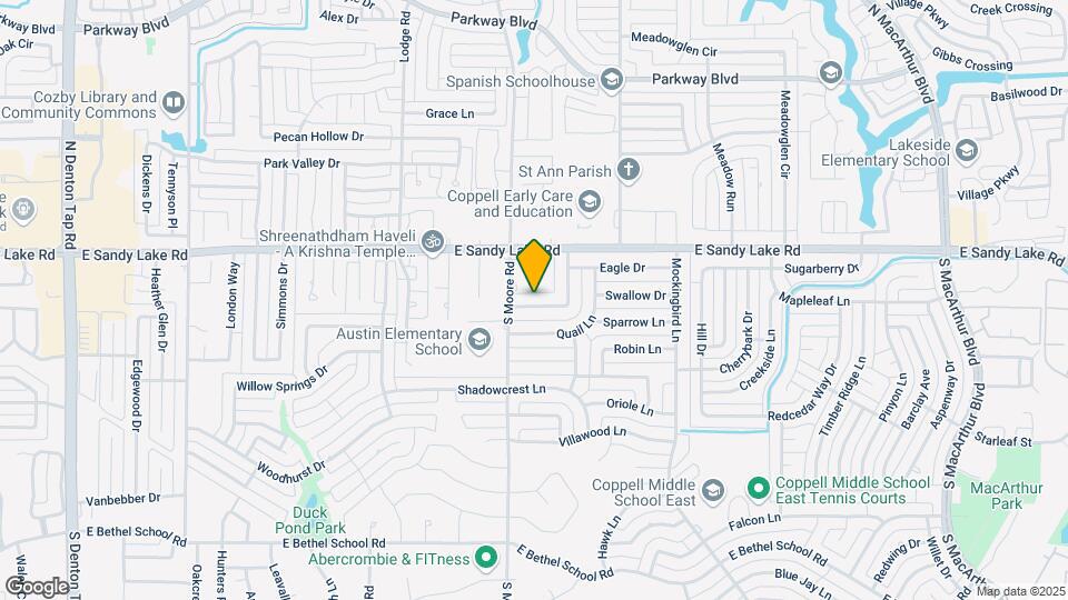 614 Raven Ln Map and Location Details