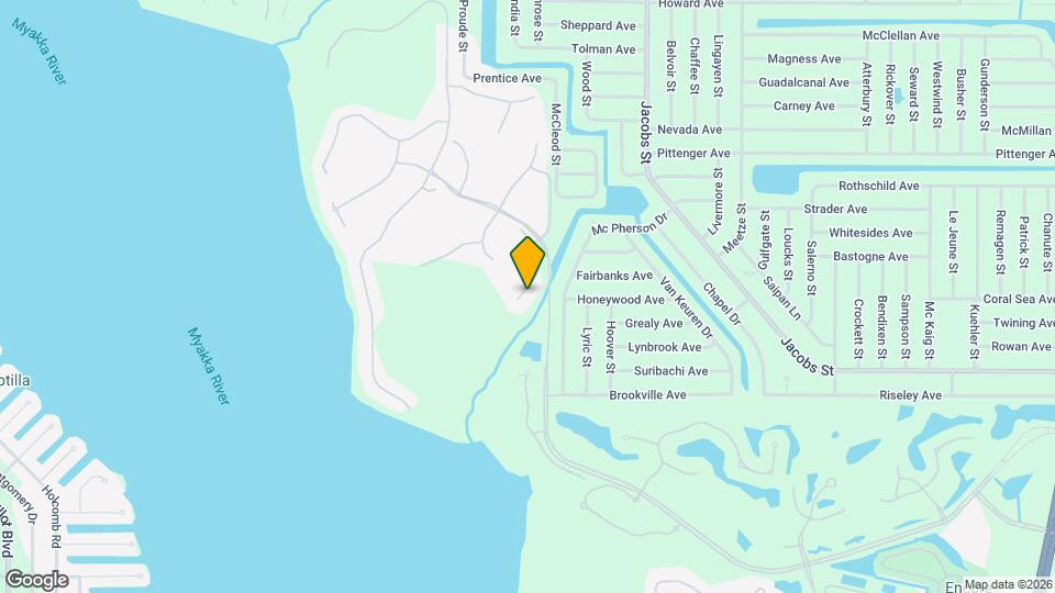2860 Myakka Creek Ct Map and Location Details