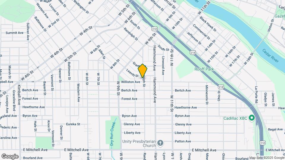 1227 Williston Ave Map and Location Details