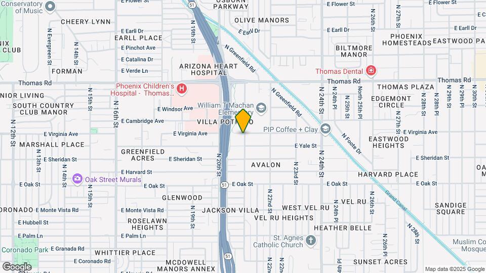 2047 E Virginia Ave Map and Location Details
