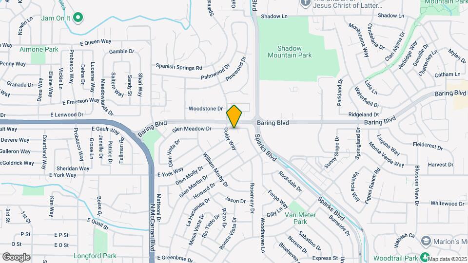 1031 Glen Meadow Dr Mapa y Detalles de la Ubicación