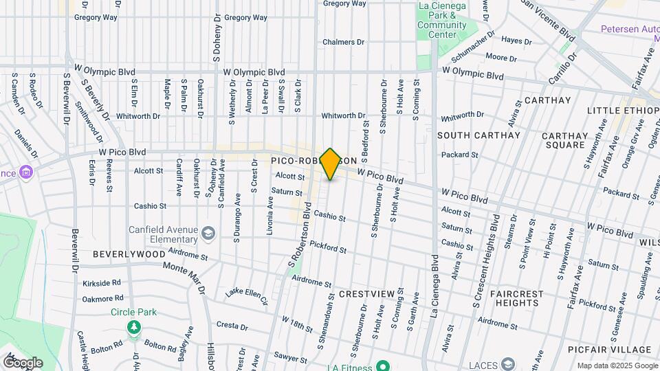 1434 S Wooster St Map and Location Details