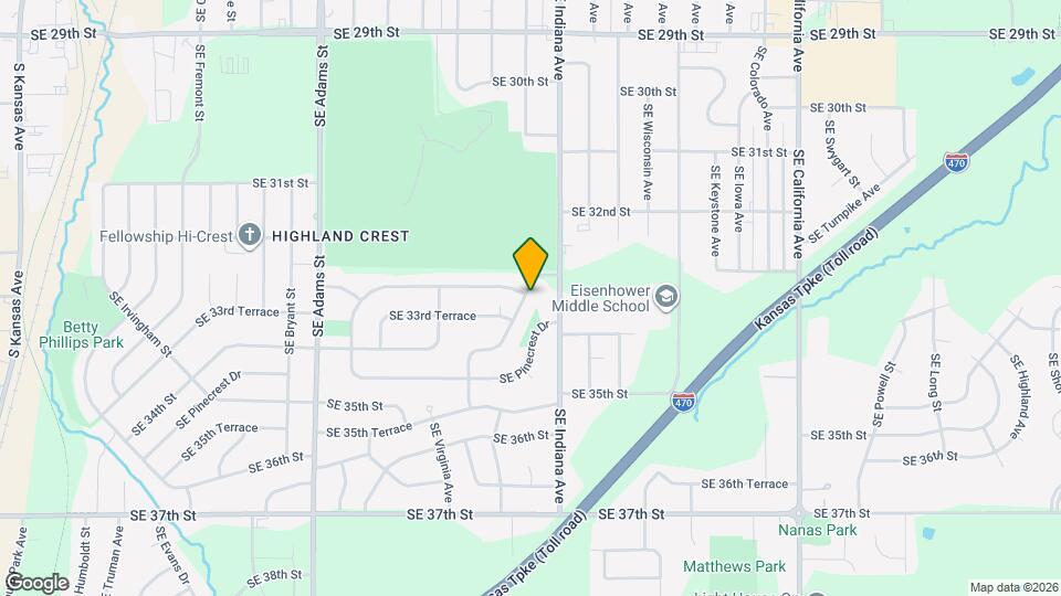 3302 SE Ohio Ave Map and Location Details