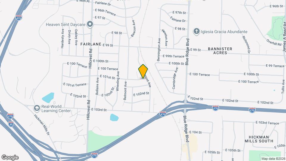 6305 E 101st St Mapa y Detalles de la Ubicación