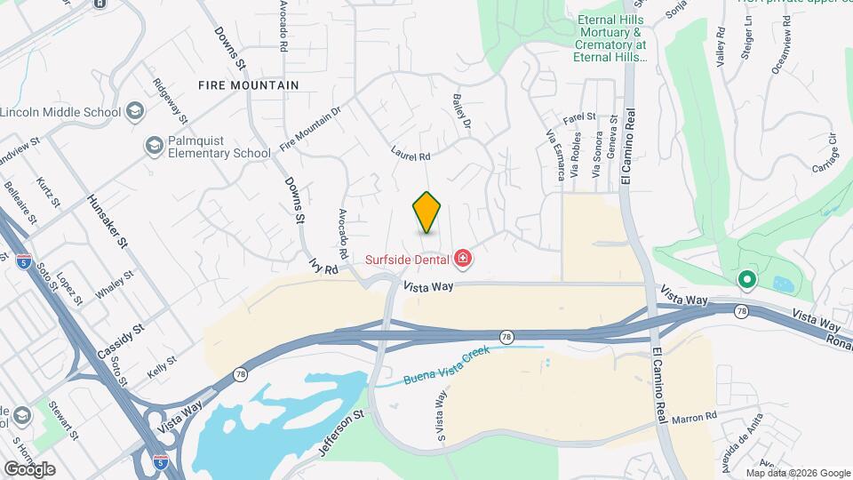 2022 Elevada St Map and Location Details