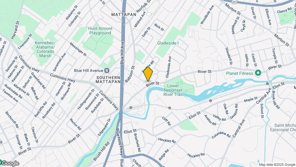 401 River St Mapa y Detalles de la Ubicación
