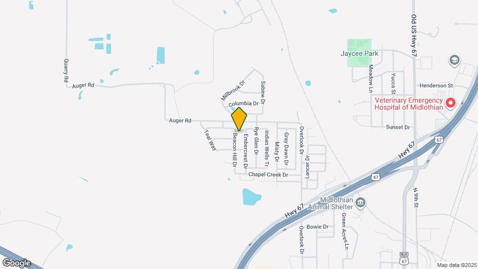 1410 Beacon Hill Dr Map and Location Details