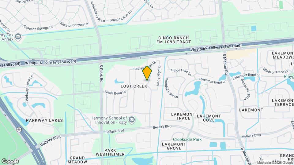 21503 Round Creek Ct Map and Location Details