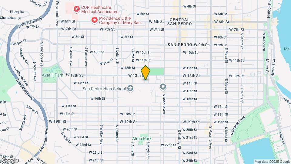 900 W 14th St Map and Location Details