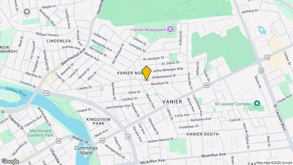 259 Montfort St. Map and Location Details