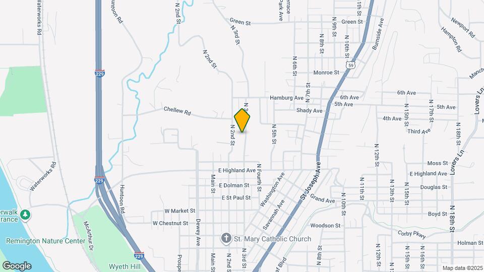 2406 N 3rd St Map and Location Details