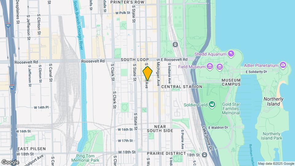 1359 S Wabash Ave Map and Location Details