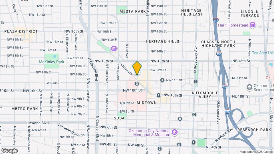 1229 N Dewey Ave Map and Location Details