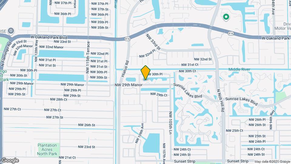 10875 NW 29th Mnr Map and Location Details