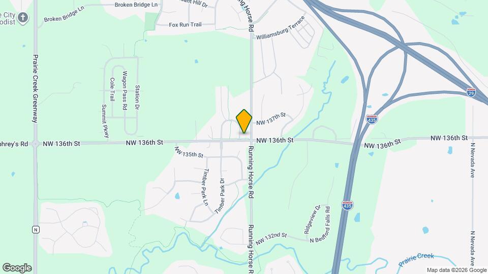 13615 Oak Valley Dr Map and Location Details