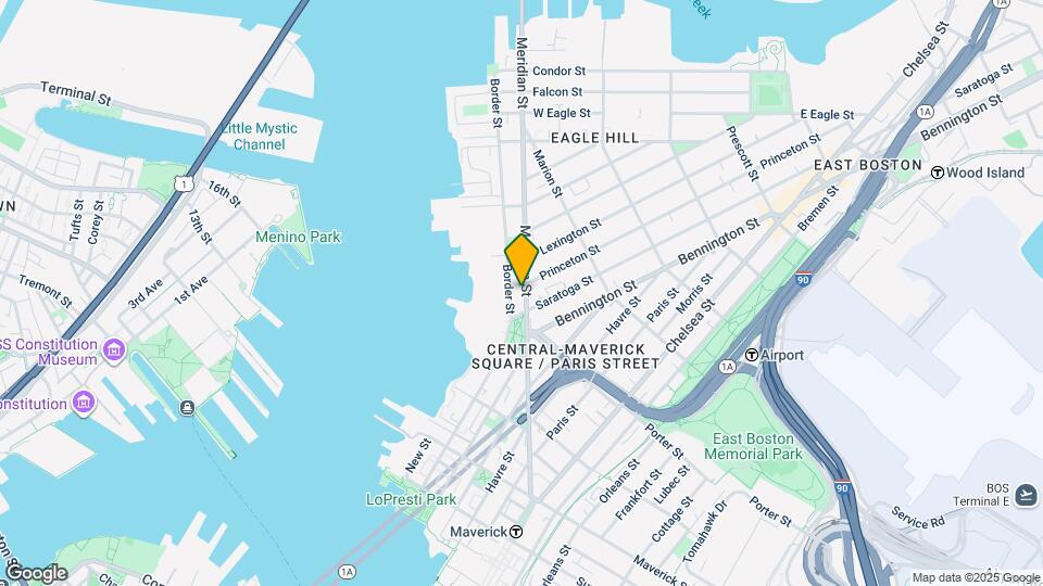 250 Meridian St, Unit 204 Map and Location Details