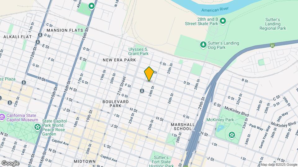 2316 E St Suite 1825 Mapa y Detalles de la Ubicación