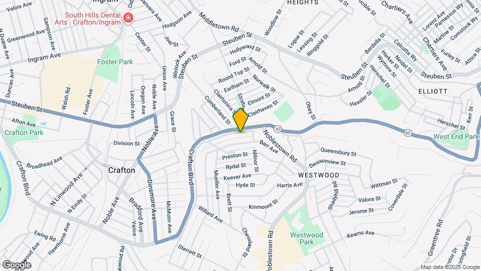 123 Clearview Ave Map and Location Details