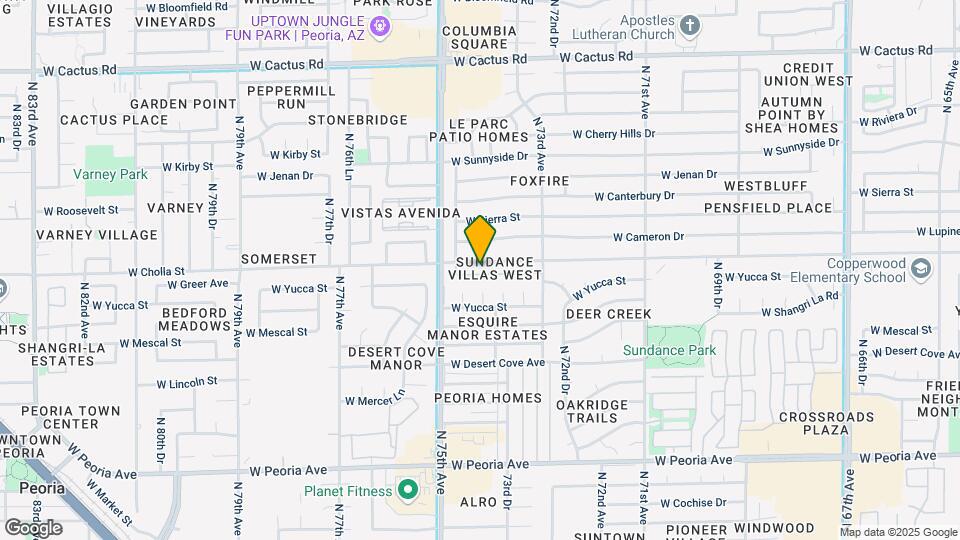 7420 W Greer Ave Map and Location Details