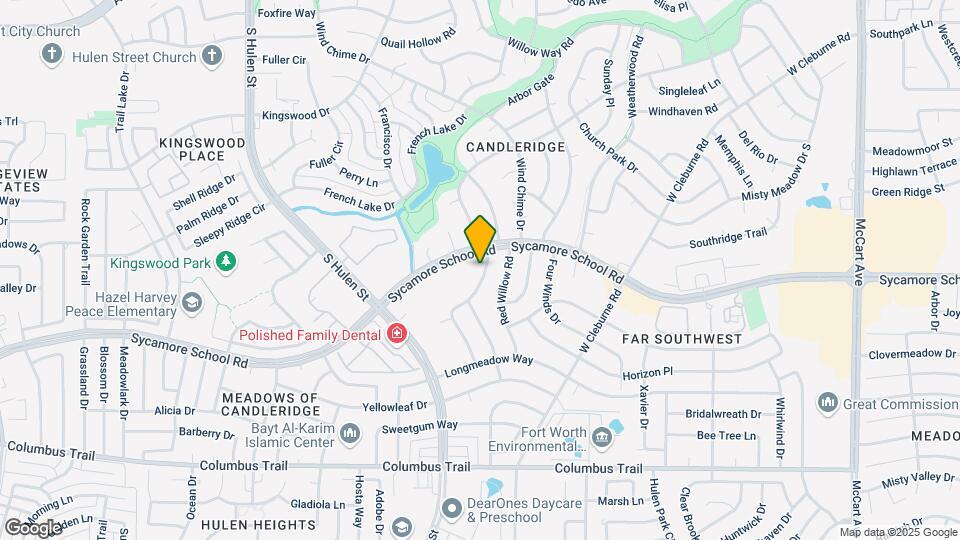 7512 Parkwood Ln Map and Location Details