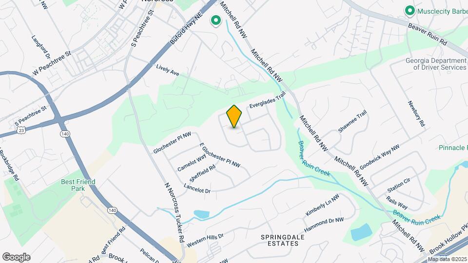 5721 Glenn Hollow Ct Map and Location Details