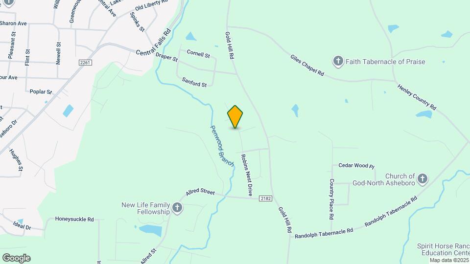 1501 Robins Nest Drive Map and Location Details