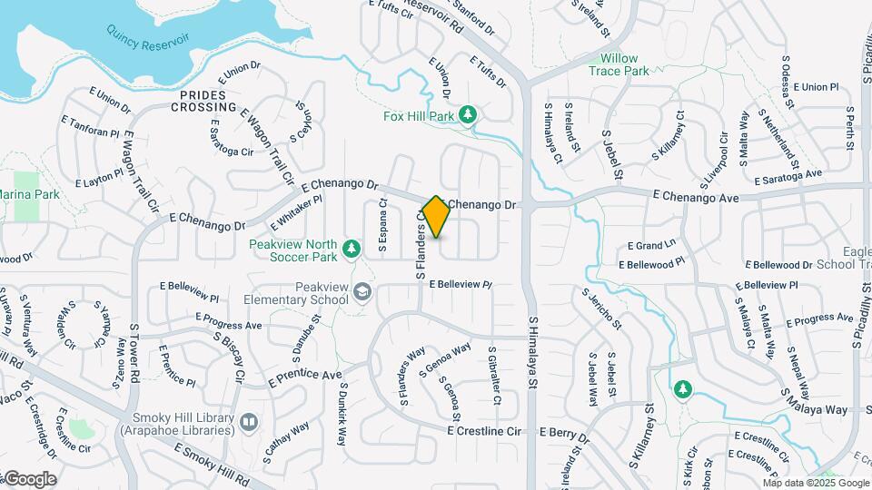 19756 E Bellewood Dr Map and Location Details
